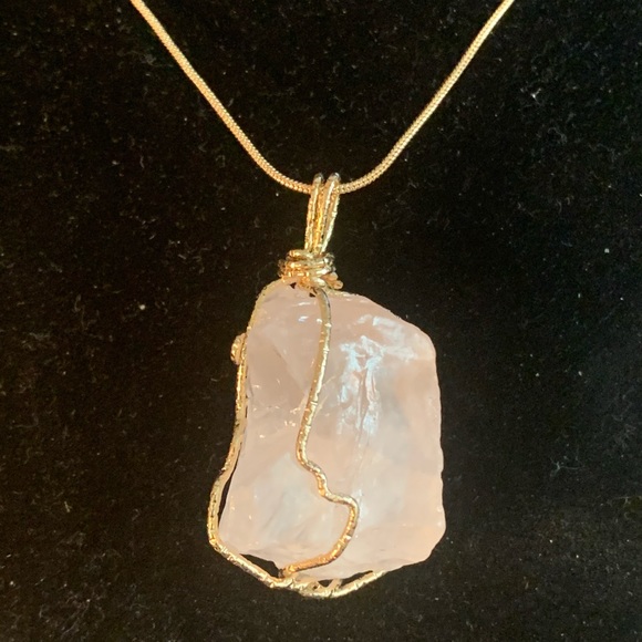 Jewelry - Rose Quartz Crystal Natural Gemstone